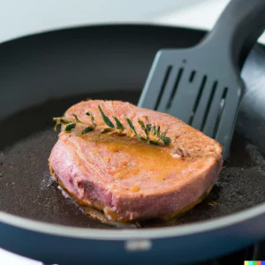 how to cook a steak in a nonstick pan