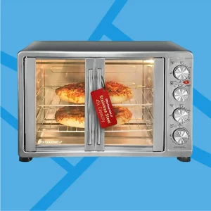 Elite Gourmet ETO-4510M French Door Convection Oven With Rotisserie