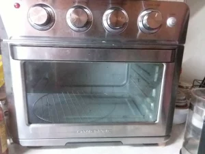 Ovente Air Fryer Toaster Oven With Rotisserie