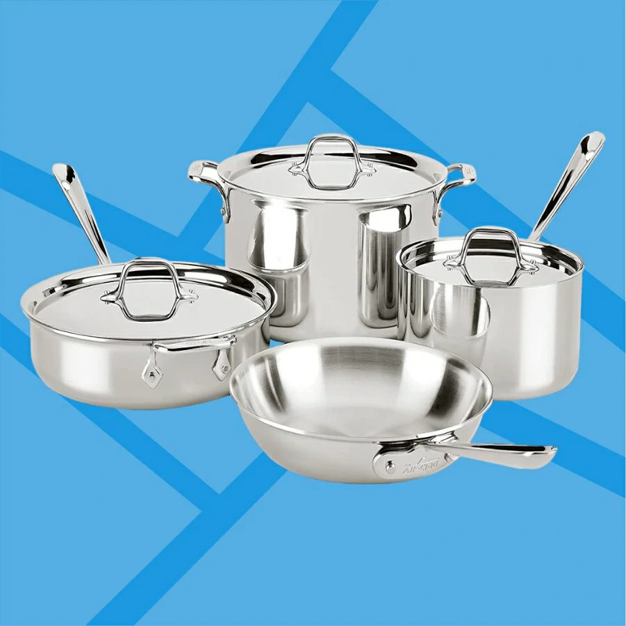 All-Clad D3 3-Ply Stainless Steel Cookware Set