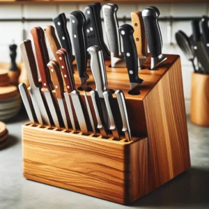 Storing Knives in a Knife Block