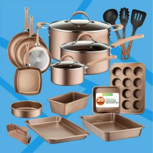 NutriChef affordable nonstick cookware set